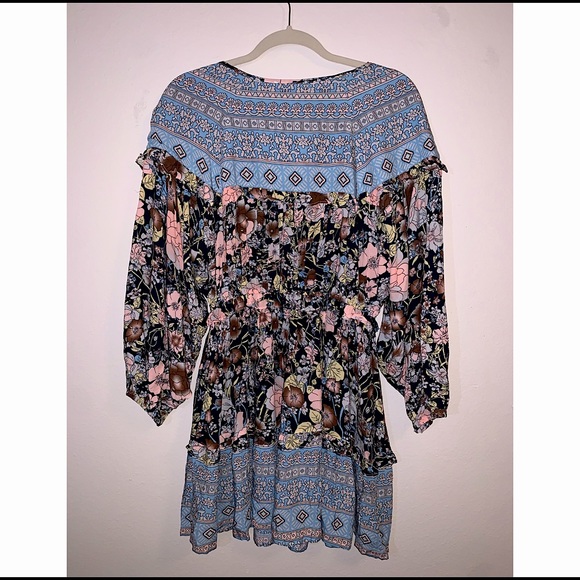 Saints and Hearts floral print long sleeve dress - Picture 2 of 2